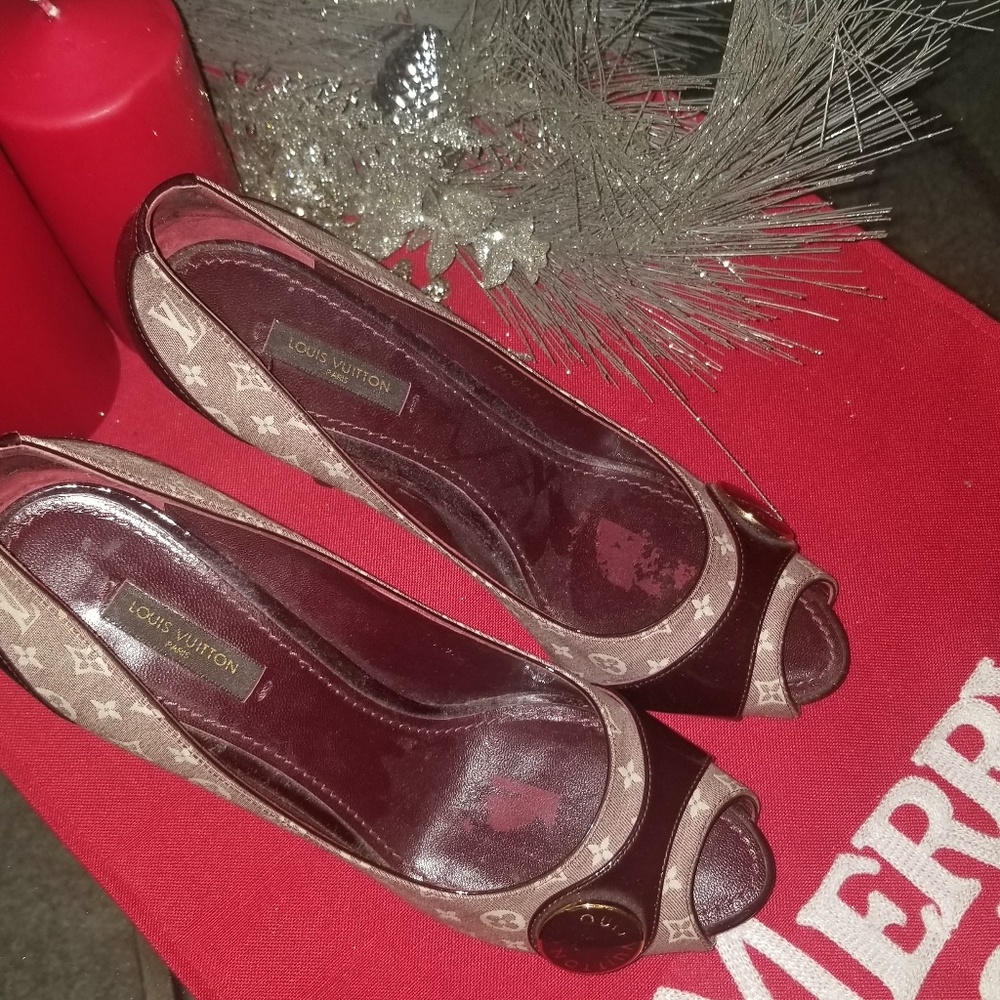 Louis Vuitton heels.